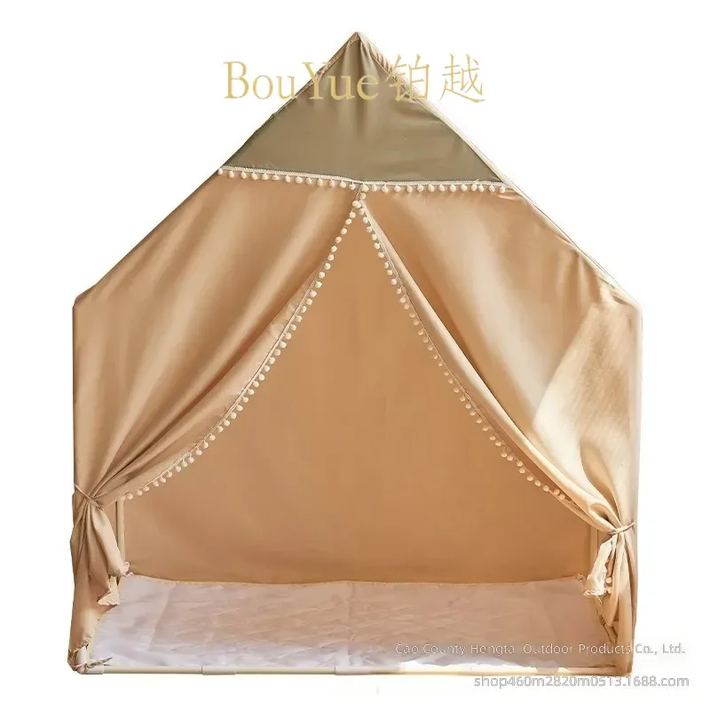 Kids Indoor Play Tent Castle House Children Bedroom Playhouse Baby Toy Teepee Fort for Boys Girls Game Room Decor