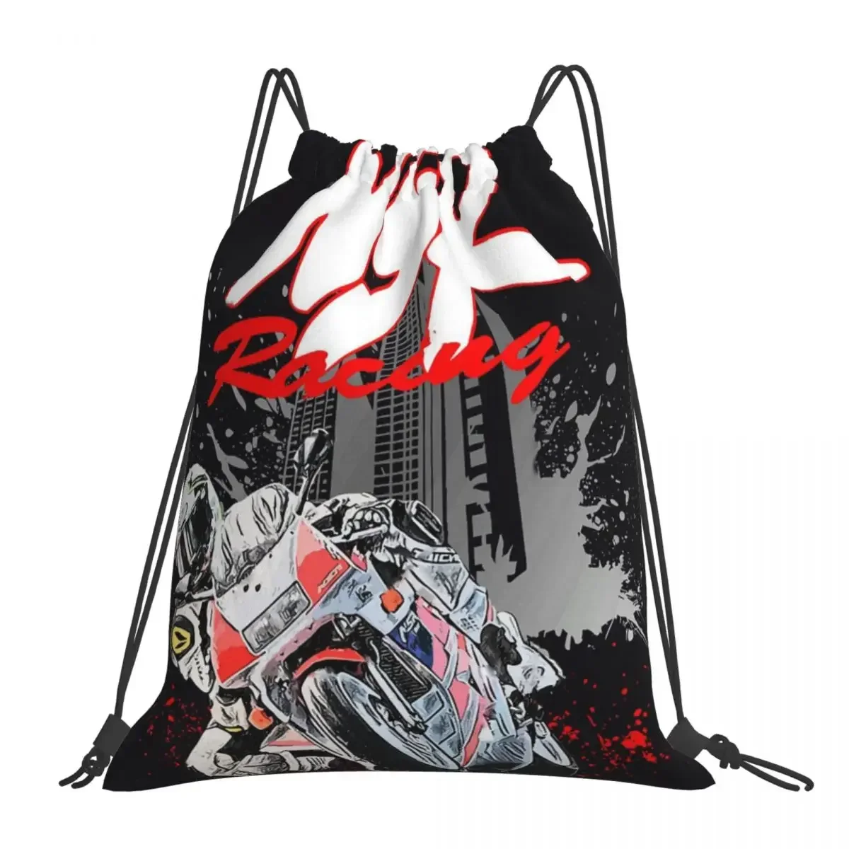 

Classic Sportbike NSR 250 Comb Backpacks Drawstring Bags Drawstring Bundle Pocket Sports Bag BookBag For Man Woman School