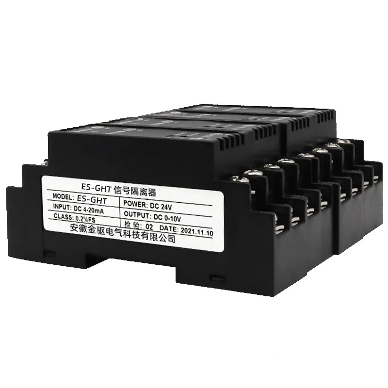 Thermocouple K S B J N T E Types to 4-20mA 0-5V Converter Temperature Signal Isolator RTD TC  Converter Din Rail Installation