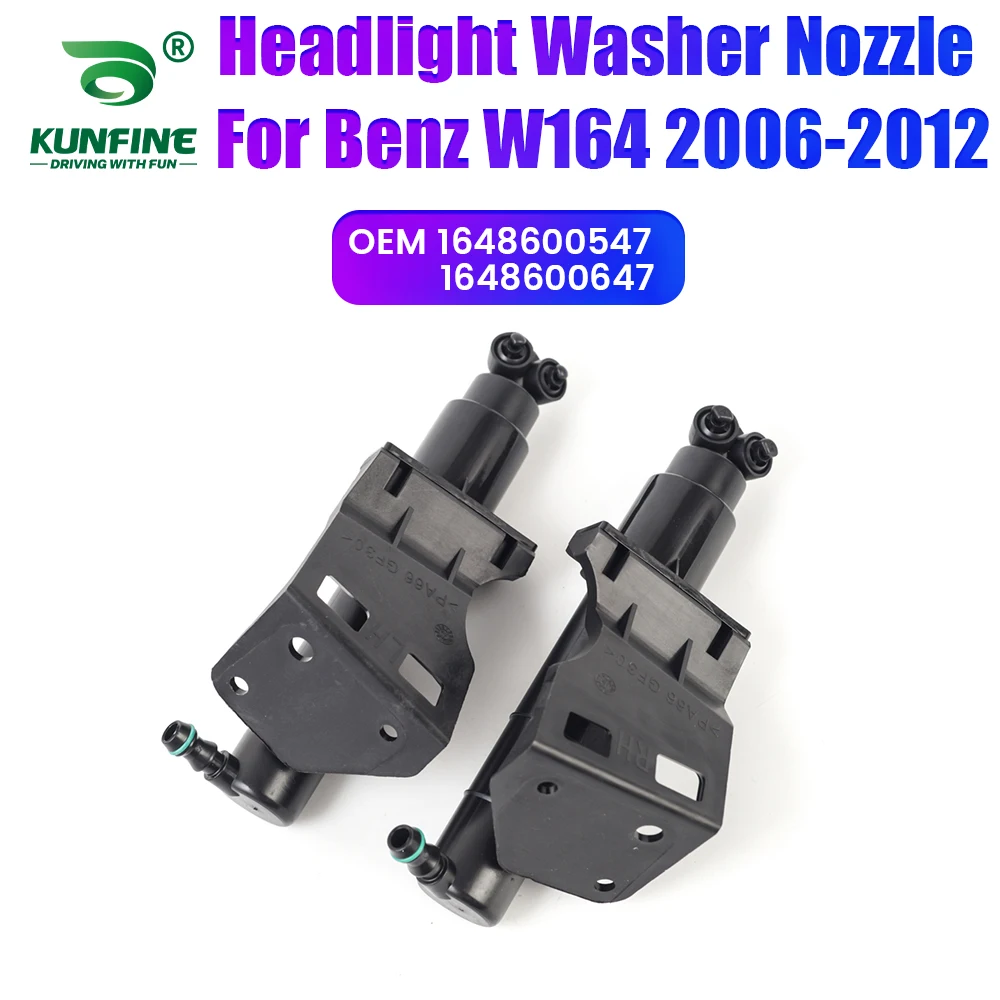 

Автомобильная фара, передний бампер, омыватель, распылительная насадка, крышка насоса для фар для Benz W164 2006-2012 1648600547 1648600647