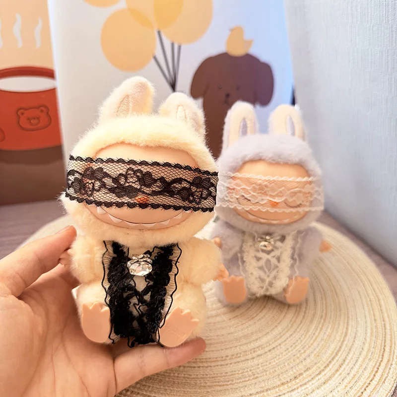 Labubu Doll Clothes Lace Fairy Two Piece Suit Labubu I II Idol Dolls Plush Doll'S Clothes Sitting Party Accessories