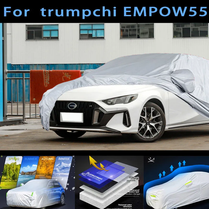 

For trumpchi EMPOW55 Car protective cover,sun protection,rain protection, UV protection,dust prevention auto paint protective