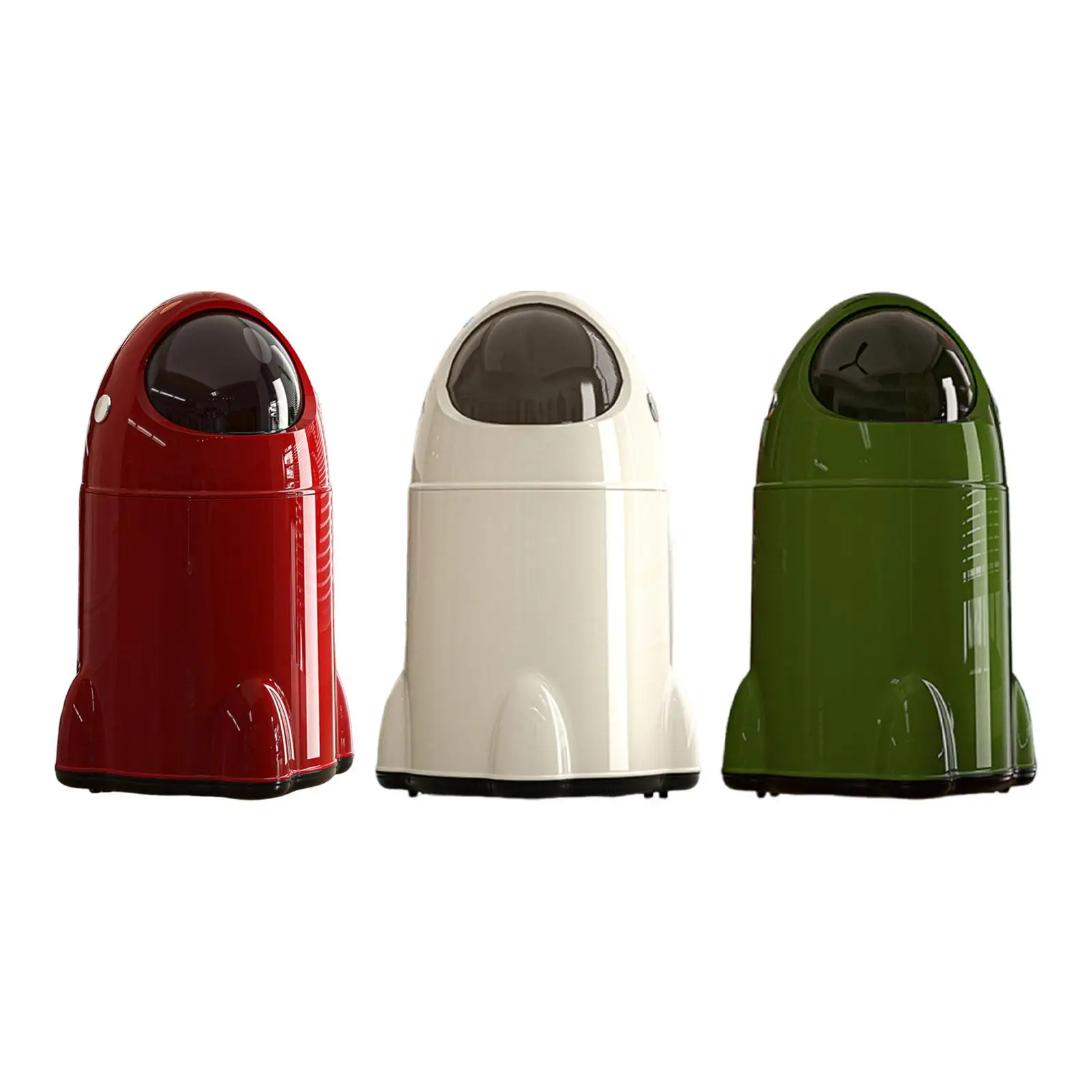 

Premium ABS Plastic Kitchen Trash Can with Sliding Cover Luxury Garbage Bin for Indoor Home Waste Organization