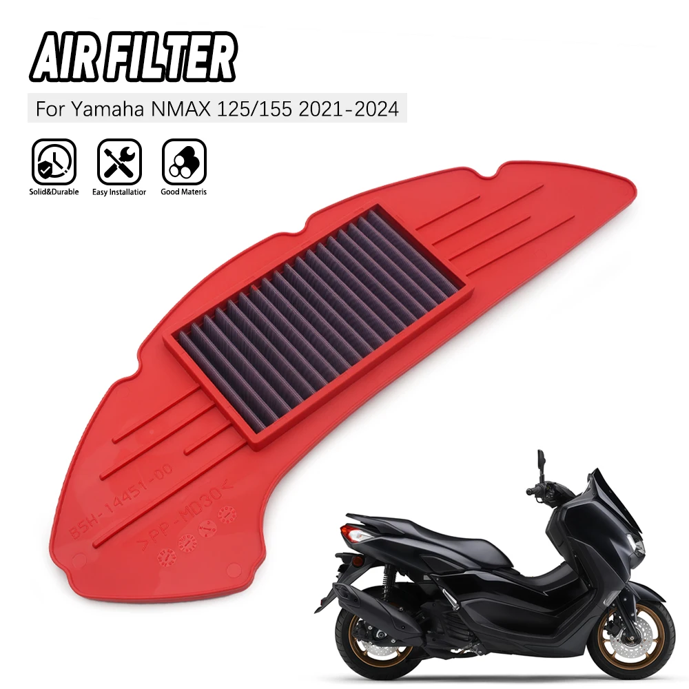 

Motorcycle Air Filter Cleaner For YAMAHA NMAX 155 NMAX155 N-MAX Nmax 2020 2021 2022 2023 Accessories