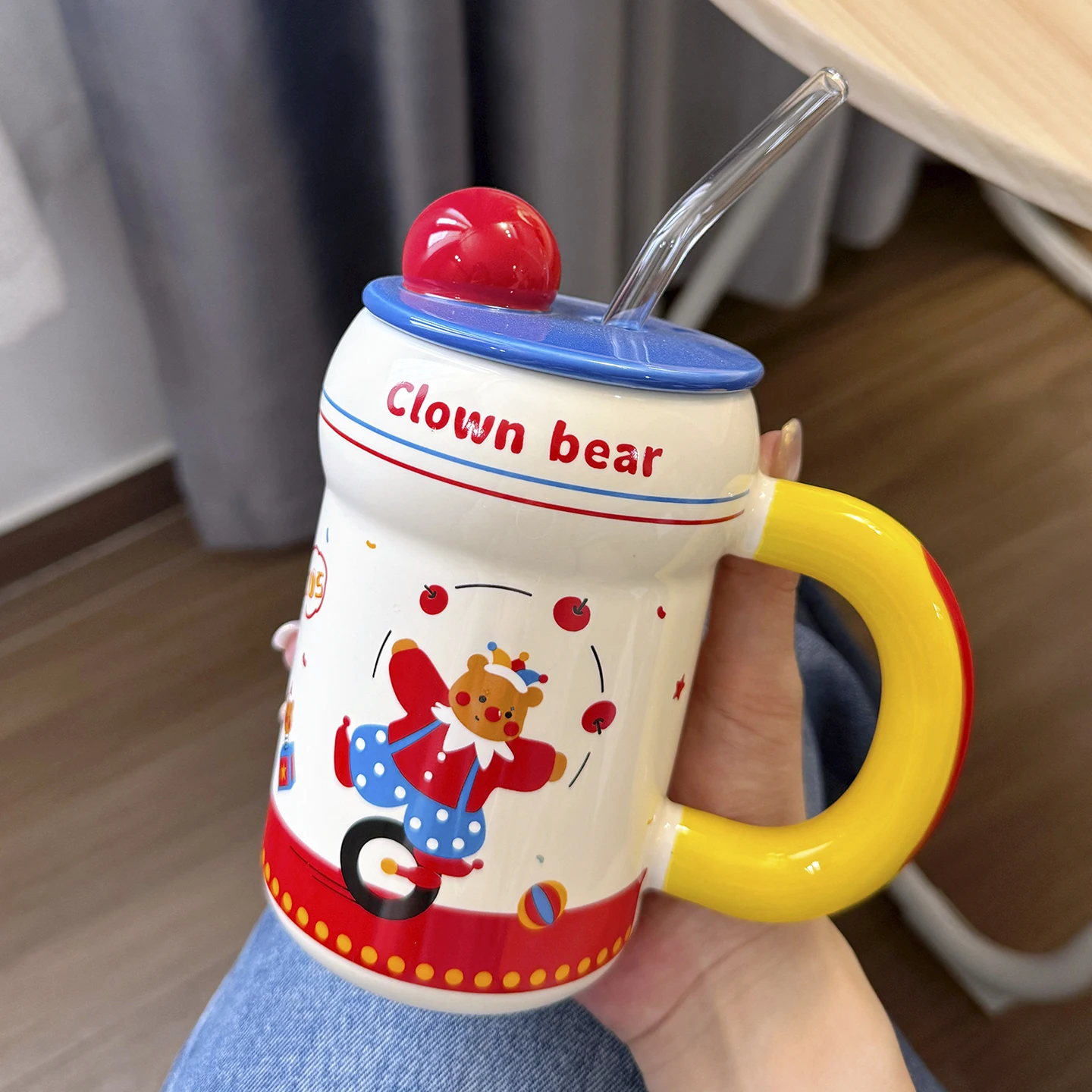 

Милые керамические кружки с крышками, высокая эстетическая ценность, парные чашки для воды, подарки на день рождения для мужчин и женщин