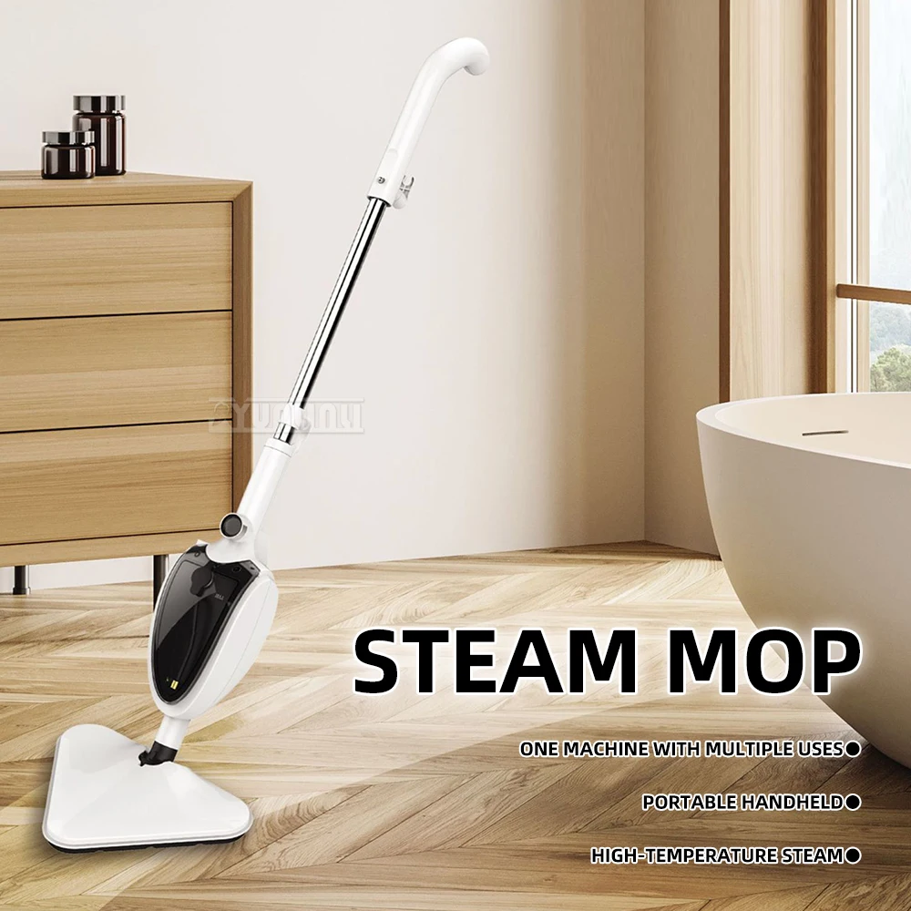 C010 Electric High Temperature Steam Mop Multifunctional Floor Scrubber - Efficient Cleaning Machine for Home Use