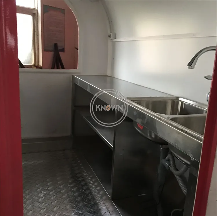 KN-Y220B jalan luar ruangan pantai Mobile penggorengan dalam Bbq Churros Taco penjual roti Es Krim kereta Makanan Cepat