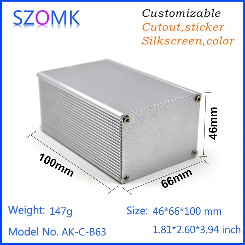 10Pieces electrical junction boxes electrical 46(H)x66(W)x100(L) mm electronics enclosure 46(H)x66(W)x100(L) mm