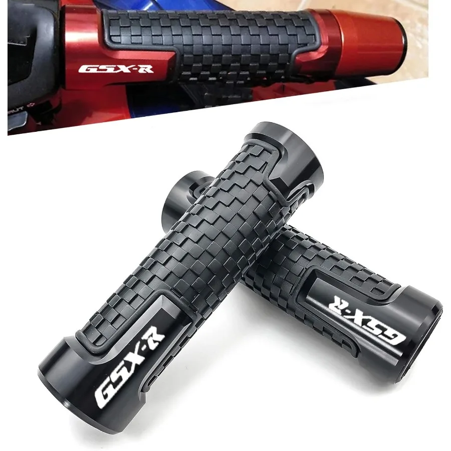 

Motorcycle Grips 78inch 22mm Universal Non Slip Handlebar Grips Aluminum Handle Grips for Suzuki GSXR 125 150 600 750 1000 blac