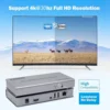 Cat5e/6 케이블, HDMI USB KVM 이더넷 확장기, 송신기 리시버 키트, 지지대 마우스 키보드, 4K, 30Hz, 120M 4