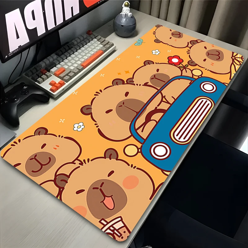 

Коврик для мыши Capybara, модный большой коврик для мыши, новые коврики для мыши для ПК, офисный ковер для ноутбука, мягкие противоскользящие водонепроницаемые коврики для настольной мыши