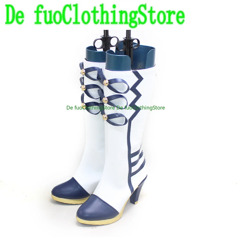 

Виртуальный hololive Rize Heruesuta Lize Heles, обувь для косплея, ботинки, игра в стиле аниме, Хэллоуин, Рождество, DefuoClothing, обувь