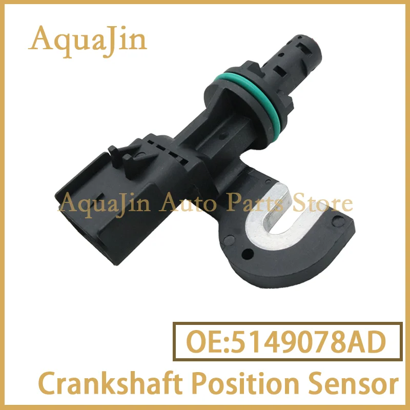 

5149078AD Crankshaft Position Sensor For Jeep Wrangler Dodge Grand Caravan Chrysler Pacifica 3.3L 2008~2011 05149078AB 5149078AA