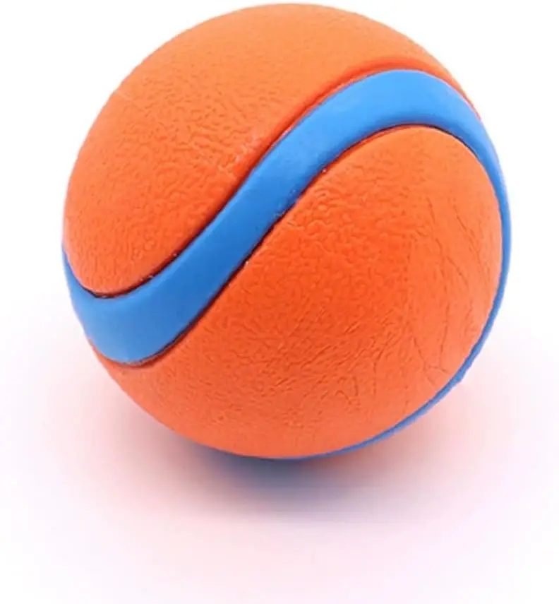 Juguete de Pelota de Goma Natural Premium para Perros, Pelota Elástica No Tóxica para Perros Grandes, Entrenamiento Interactivo y Ejercicio