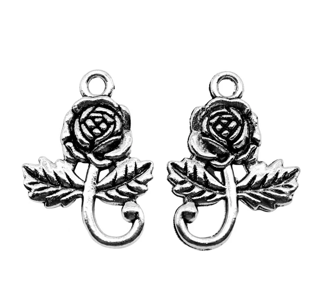 

20pcs 15x21mm Zinc alloy metal tibetan silver plated charm T0347 for jewelry making