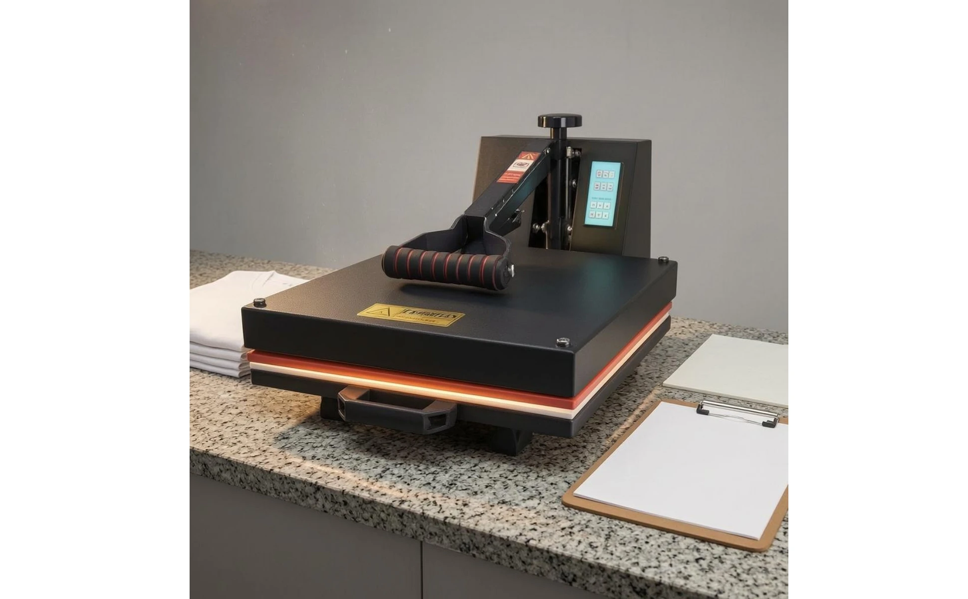 Heat Press Machine Pressure Adjustment Knob T Shirt Heat Press Craft Equipment Metal Frame Large Surface