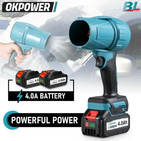 휴대용 전기 터보 송풍기 제트 선풍기, 강력한 자동차 건조기, 먼지 눈 제거, 컴퓨터 청소 송풍기 도구, 1500W, 200 M/S