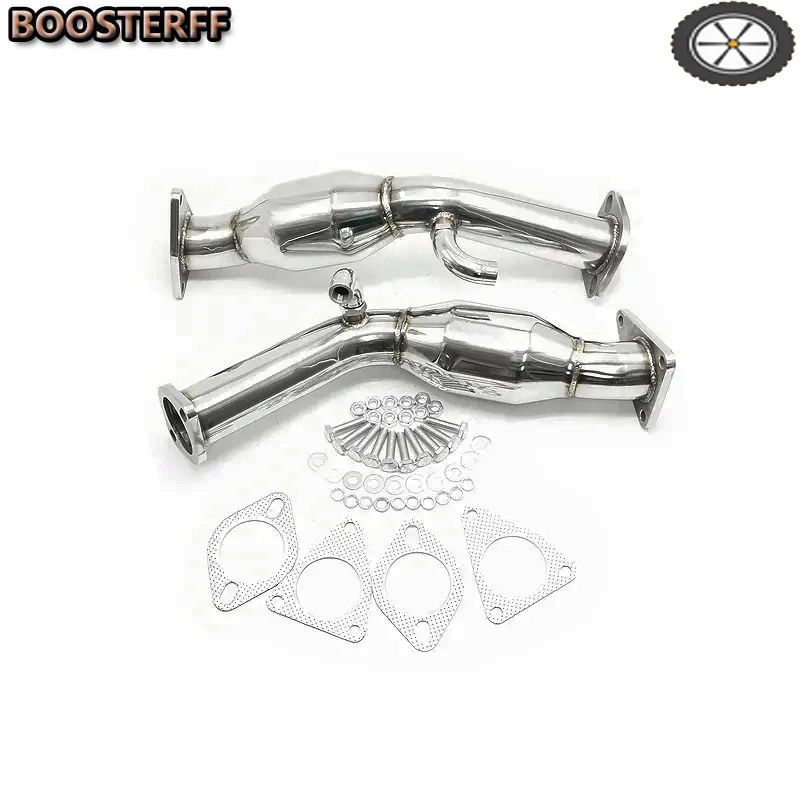 

G37 370Z 09-17 Exhaust Muffler Test Pipe With resonated Fit For Nissan