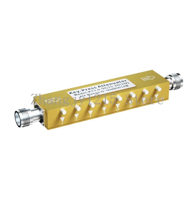 N type adjustable attenuator / RF stepping adjustable attenuation / button adjustable attenuator 0-90db