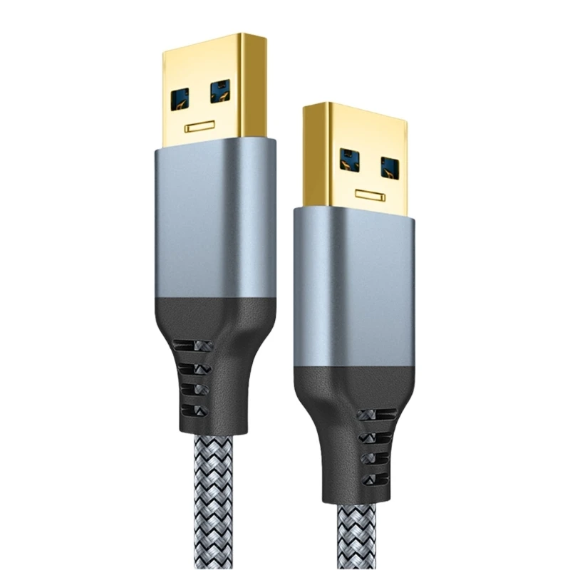 L4MD USB 3.0-Stecker auf Stecker, geflochtenes Kabel, schnelle Datenübertragung mit 5 Gbit/s für Drucker – Detail 9