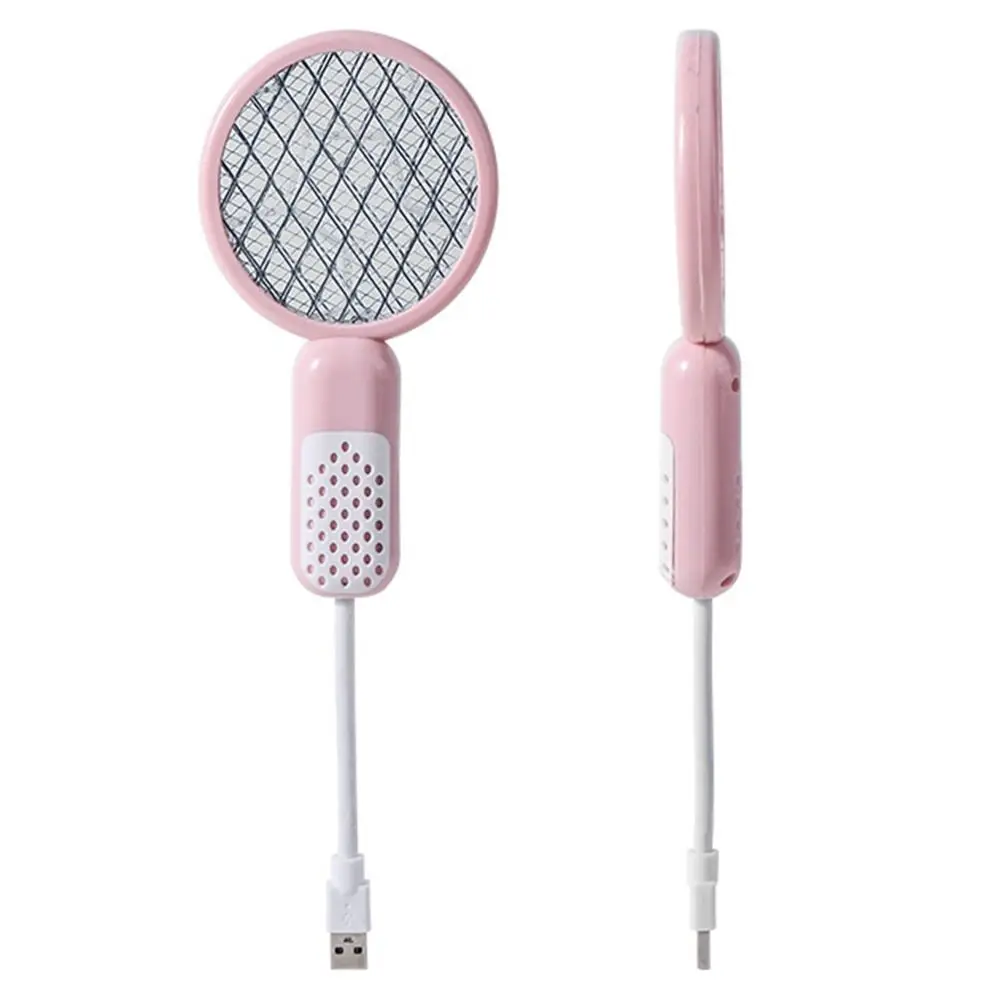 Mini USB Mosquito Swatter UV Light Security Net Mosquito Killer Lamp Anti-fall Electric Shock Fly Bug Zapper Bedroom