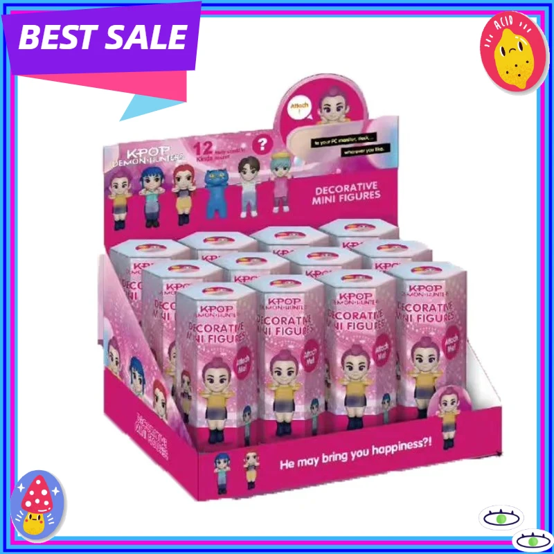 2026 حار بيع صندوق أعمى سلسلة شخصيات كرتونية الحلي دمى المشجعين الأطفال هدية عيد ميلاد صندوق أعمى عشوائي K البوب شيطان الصيادين