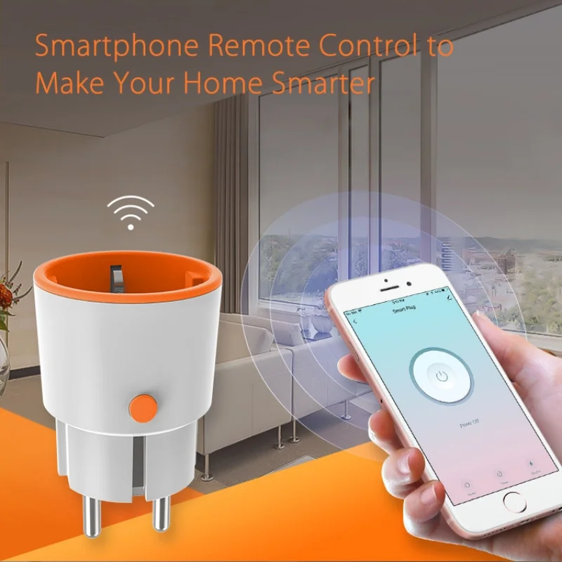 

Tuya Zigbee 3.0 Smart Plug 16A with Energy Monitor EU Outlet Child Lock Remote Control Compatible with Alexa Google Home Homekit