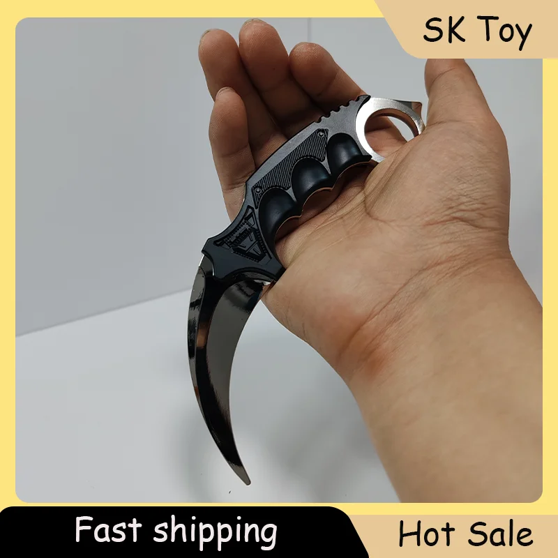 Cuchillo de garra de sombra Lostlight de 16cm/6,29 pulgadas, juego de espada de juguete, cuchillos tácticos de cuerpo a cuerpo Karambit con funda, decoraciones de modelo
