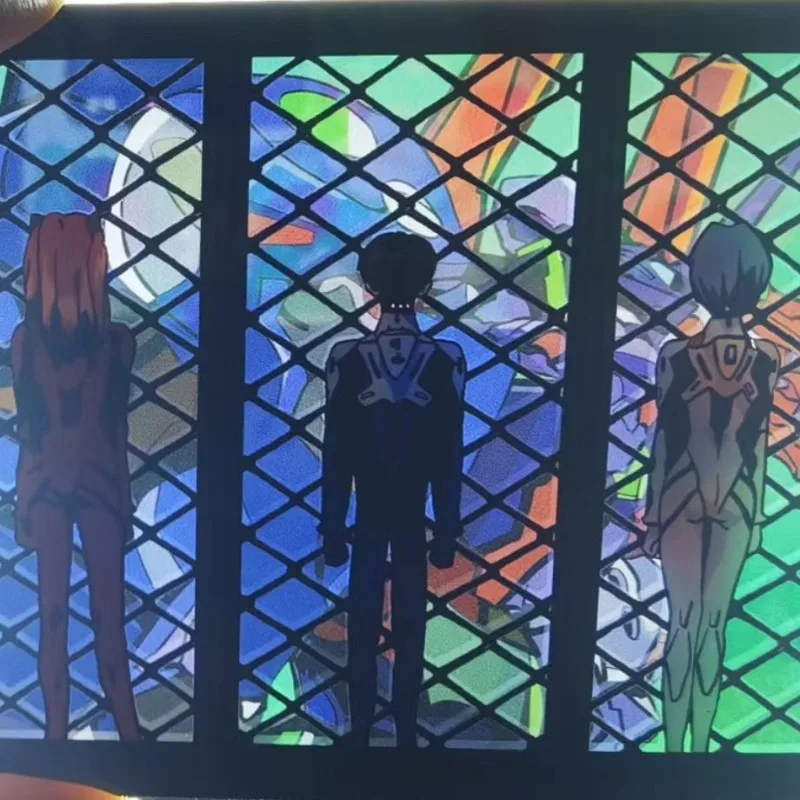 신세기 에반게리온 아야나미 레이 아스카 랭글리 소류 크리 에이 티브 맞춤형 애니메이션 주변 장치 아크릴 투명 카드 사진