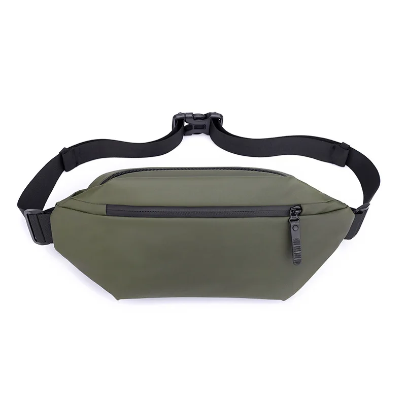 Fashion Large-capacity Men Waist Bag Casual Nylon Anti-theft Chest Bag Outdoor Travel Waterproof Sports Mobile Phone Bag