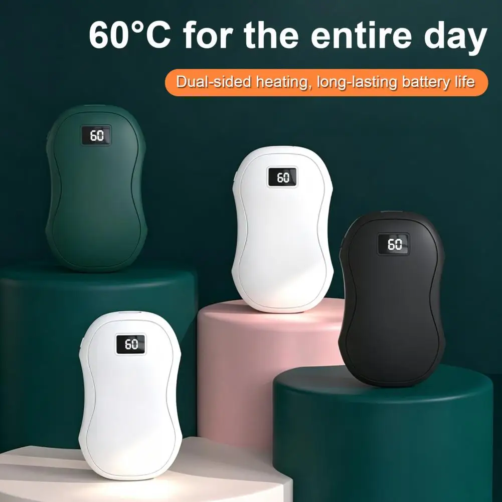 Portable Electric Handwarmer Magnetic Split Mini Handwarmer Usb Rechargeable Electric Glove Heater for Winter for Camping - view 3