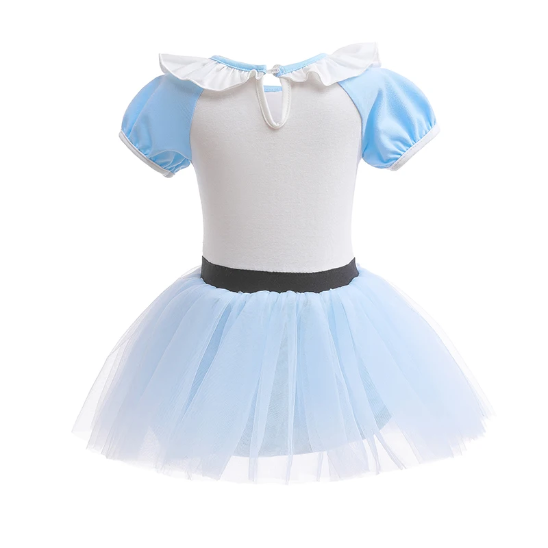 nfant Baby Girls Princess Dress Onesie Bodysuit Romper Halloween Birthday Costume with Headband Size 0-18 Months, Blue Purple Ye