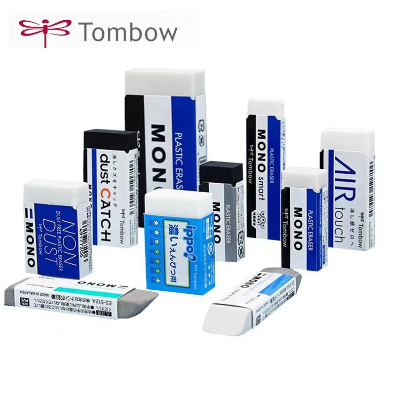 

3PCS/5PCS TOMBOW MONO Zero Plastic Eraser Professional Drawing Eraser PE-01A/03A AIR TOUCH/DUST CATCH/NON DUST Smart Rubber