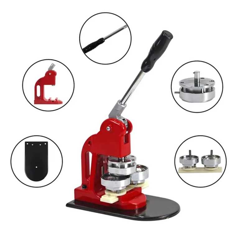 

Steel High Quality DIY Metal Round Button Badge Making Machine Manual Button Badge Button Maker Machine for Handmade