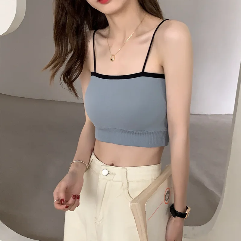 New Arrival Womens Sexy Bandeau Top Strapless Off Shoulder Tank Tops Fashion Stretchy Casual Basic Breast Wrap Camisole