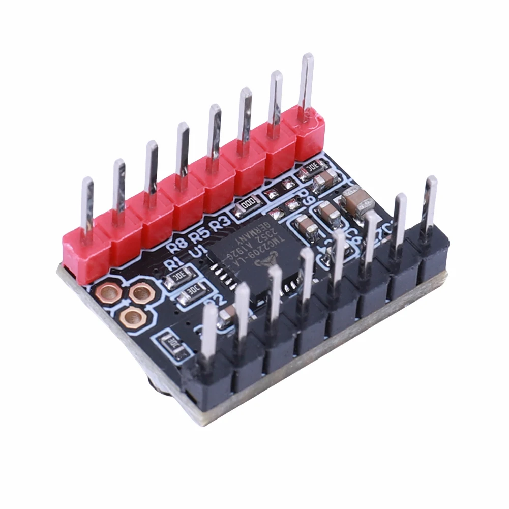 

TMC2209 Драйвер шагового двигателя UART Аксессуары для 3D-принтеров Модуль привода шагового двигателя для BTT Octopus SKR V1.4 Mini E3 до 3 V2