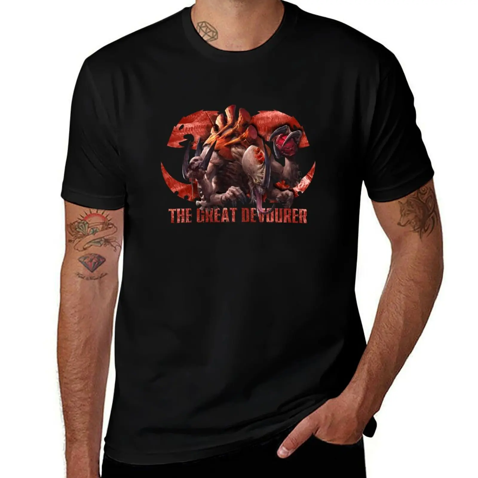 Tyranids Great Devourer T-Shirt Work Daily Short Sleeve Top T-Shirt