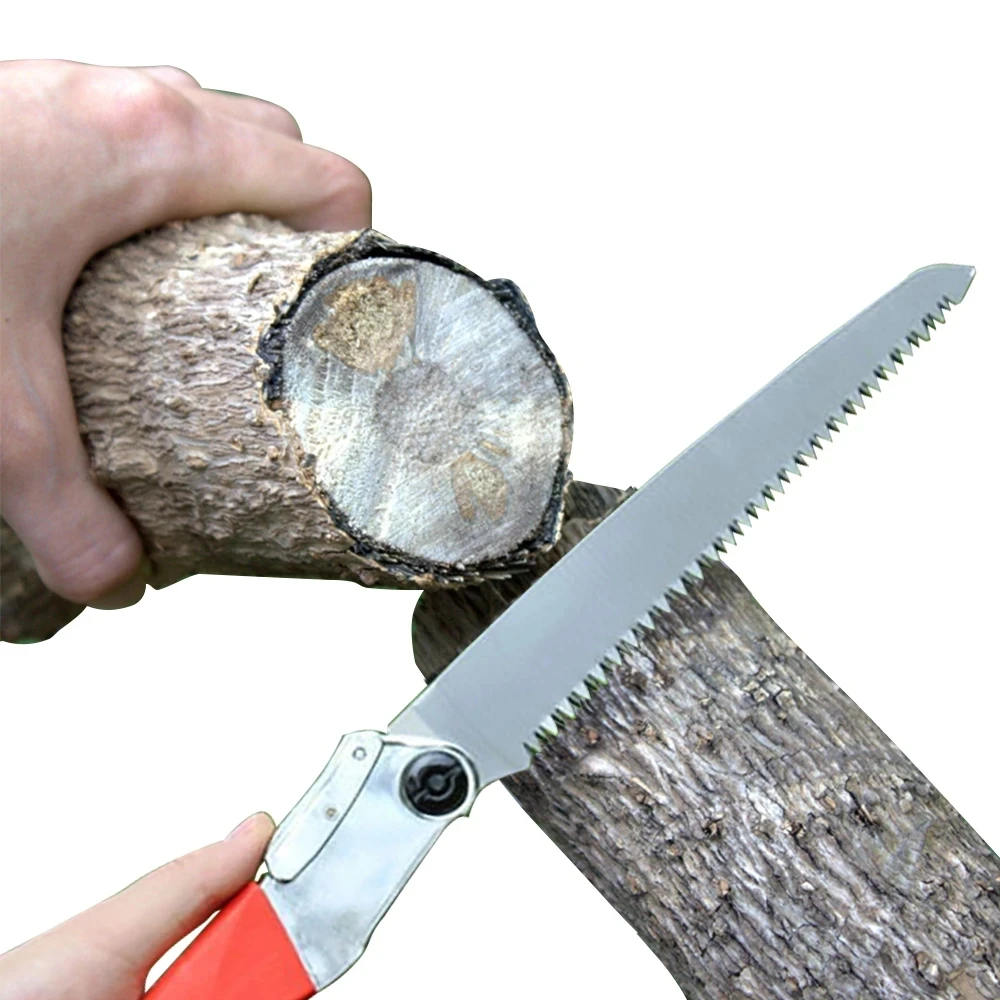 منشار يدوي منشار خشب قابل للطي SK5 أدوات الحدائق منشار تشذيب تلسكوبي تشذيب شجرة الفاكهة منشار تشذيب يدوي الصنع بمقبض مانع للانزلاق