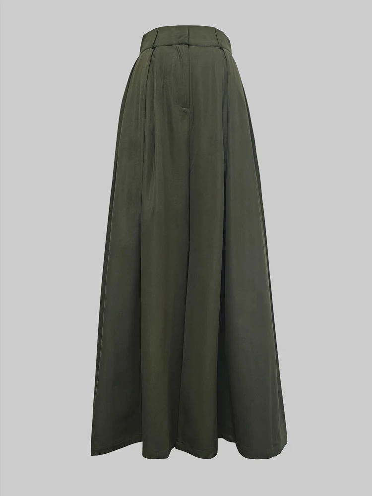 Gymystars Women Black Wide Leg Pants Baggy Pant Summer Autumn Loose High Waisted Trousers for Women 2026 New British Style