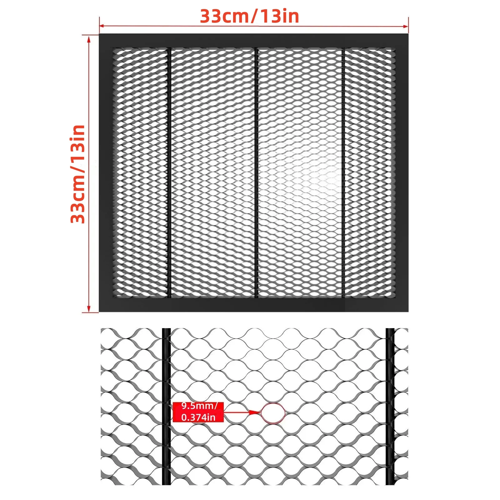 NEJE сотовая лазерная кровать 330 × 330 мм сотовая панель рабочий стол для всех брендов лазерный гравер с ЧПУ резак станки аксессуары