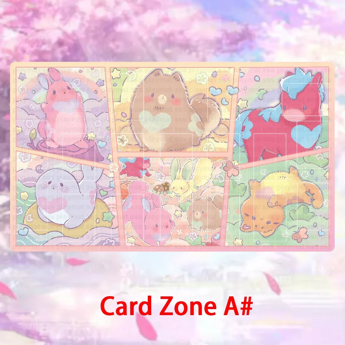 YuGiOh Melffy Playmat TCG CCG Board Game Mat Trading Card Game Mat  Anime Gaming Mouse Pad Rubber Desk Pad Zone & Free Bag