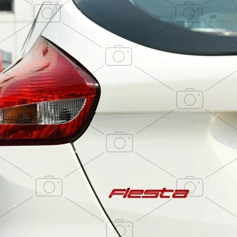 Car Metal Body For Ford Fiesta Logo ST MK3 MK4 MK5 MK7 MK8 Letter Decals Styling Badge Trunk Fender Emblems Sticker Accessories view 6