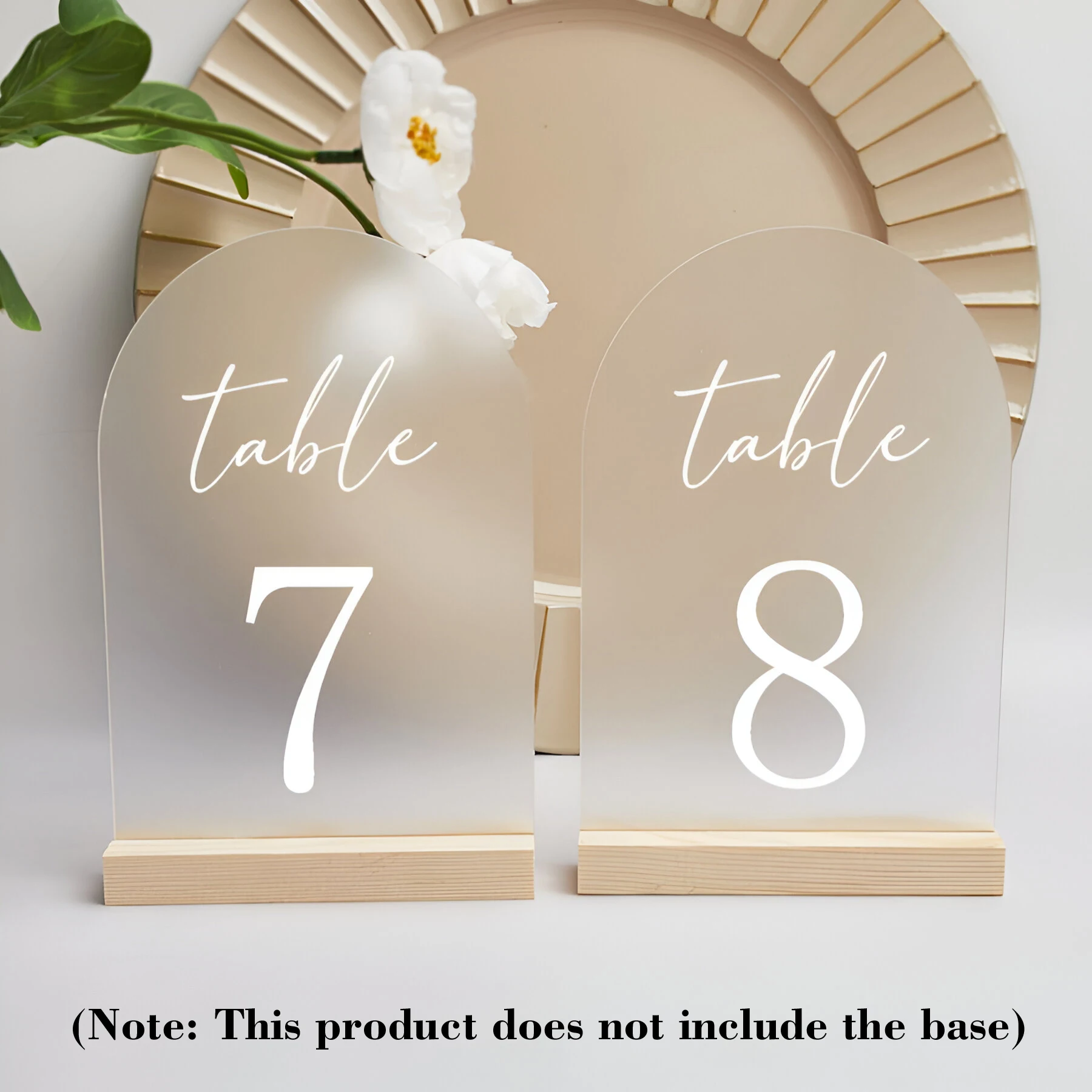 Custom Wedding Table Number - Acrylic Table Numbers, Numbers for Restaurant Tables, Table Numbers Wedding Acrylic