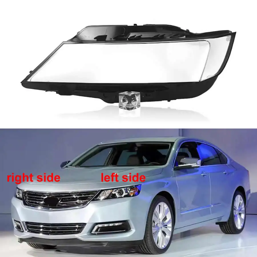 

For Chevrolet Impala 2014 2015 2016 Headlight Lens Cover Transparent Lampshade Headlamp Shell Plexiglass Auto Replacement Parts