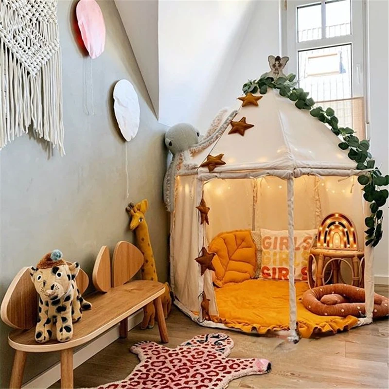 

Children's tent boy girl playhouse baby playhouse yurt indoor castle small house