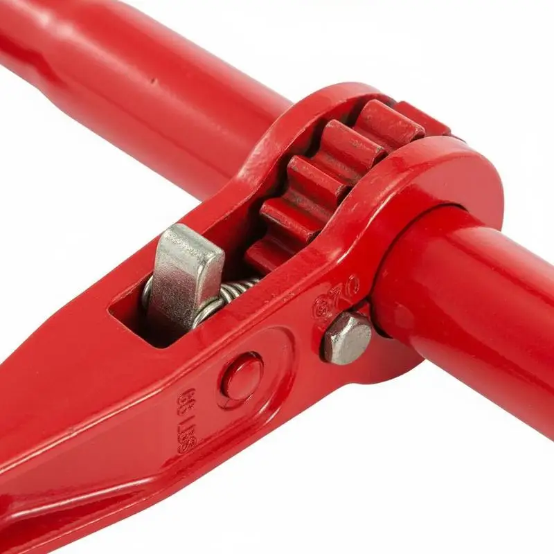 Ratchet Load Binder 5/16-3/8 Inch For Flatbed Trailer Heavy Haulage Equipment Transport 6600lbs Capacity G70 Hooks Adjustable Length Manual Chain Tensioner Steel Construction Heavy Duty Vehicle Securing Tool Industrial Grade Cargo Control Accessory - view 3
