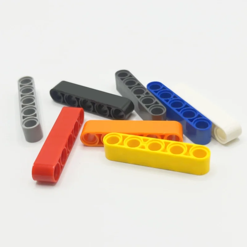 Blocos de Construção Técnicos MOC, Bulk Modular GBC Brinquedos, Liftarm, Bulk, Compatível, Grosso, 1x5, DIY, Lote, 32316