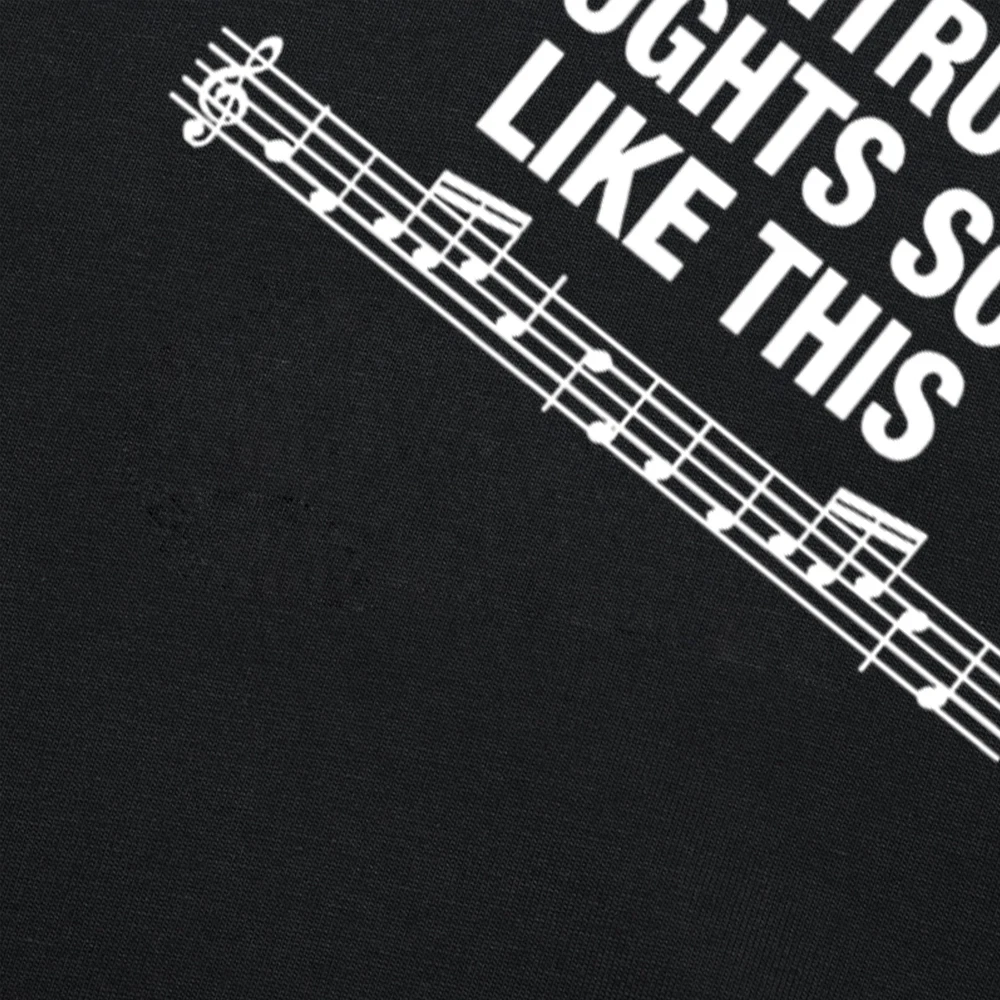 Meine störende Gedanken klingen so: „T-Shirts für Männer und Frauen, modisches bedrucktes T-Shirt, locker sitzendes, übergroßes Streetwear-Hip-Hop-Unisex-T-Shirt“ – Detail 3