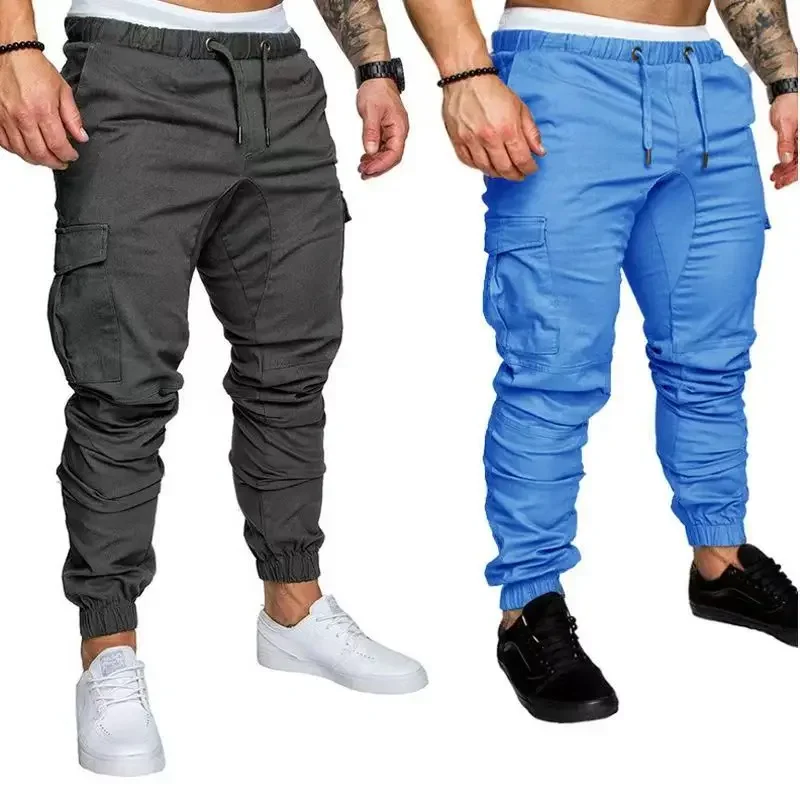 New Men's Loose Long Fashion Jogging Sweatpants Casual Breathable Sports Joggers Comfortable Streetwear Trousers