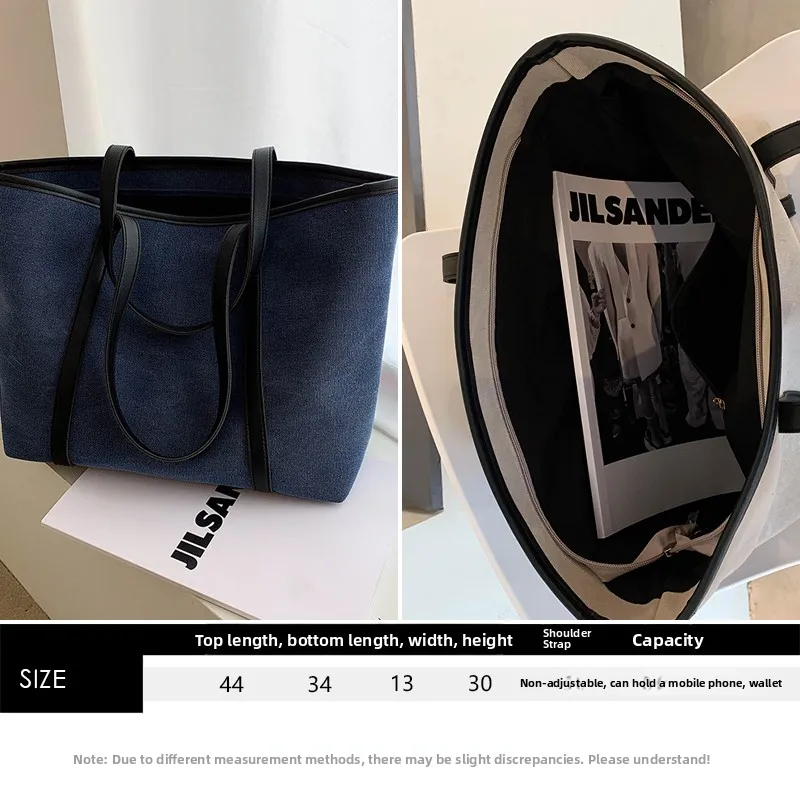 

Высококачественная холщовая сумка-тоут, пригородная сумка-тоут, женская классная сумка на весну и лето, большая сумка Capaci, мягкий полиэстер